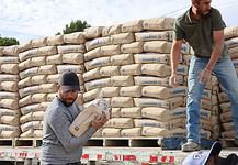 Coesvi entrega 375 toneladas de cemento a familias rurales